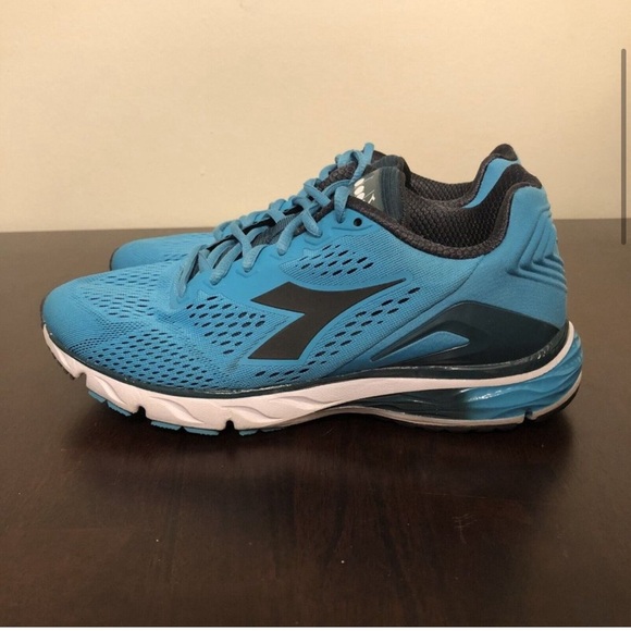 Diadora women’s Mythos Blue Shield 2 Teal Running Shoes size 8 C6415 - Picture 4 of 10